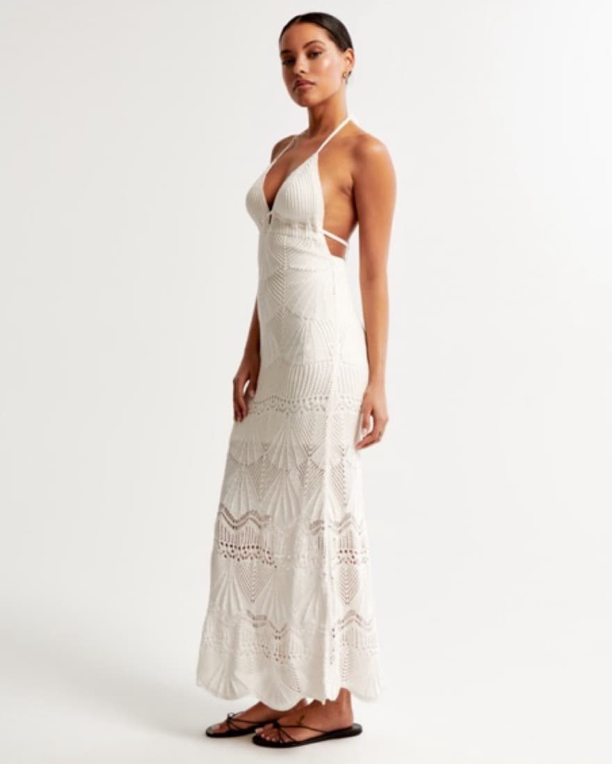 Crotchet Petite Maxi Dress  - Image 1