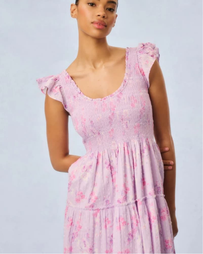 Loveshackfancy Lilac Maxi Dress - Image 2