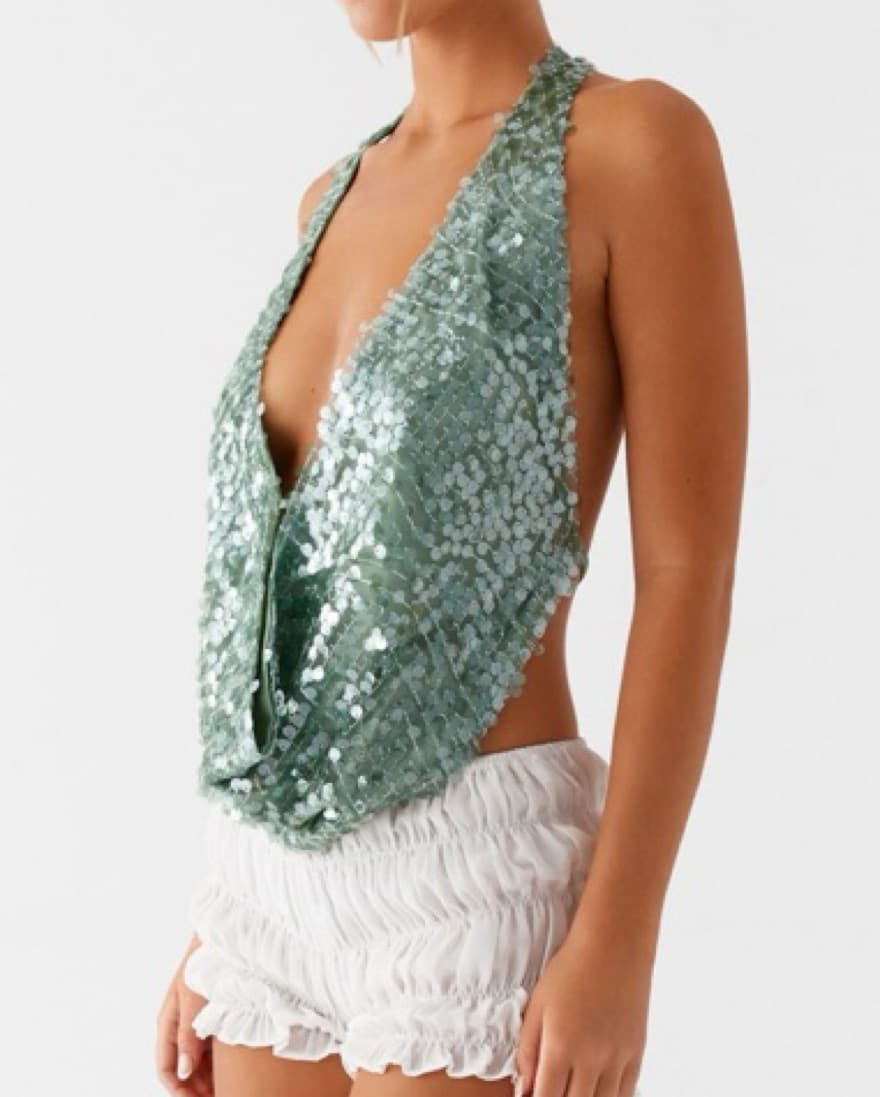 Peppermayo Sequin Halter - Image 3