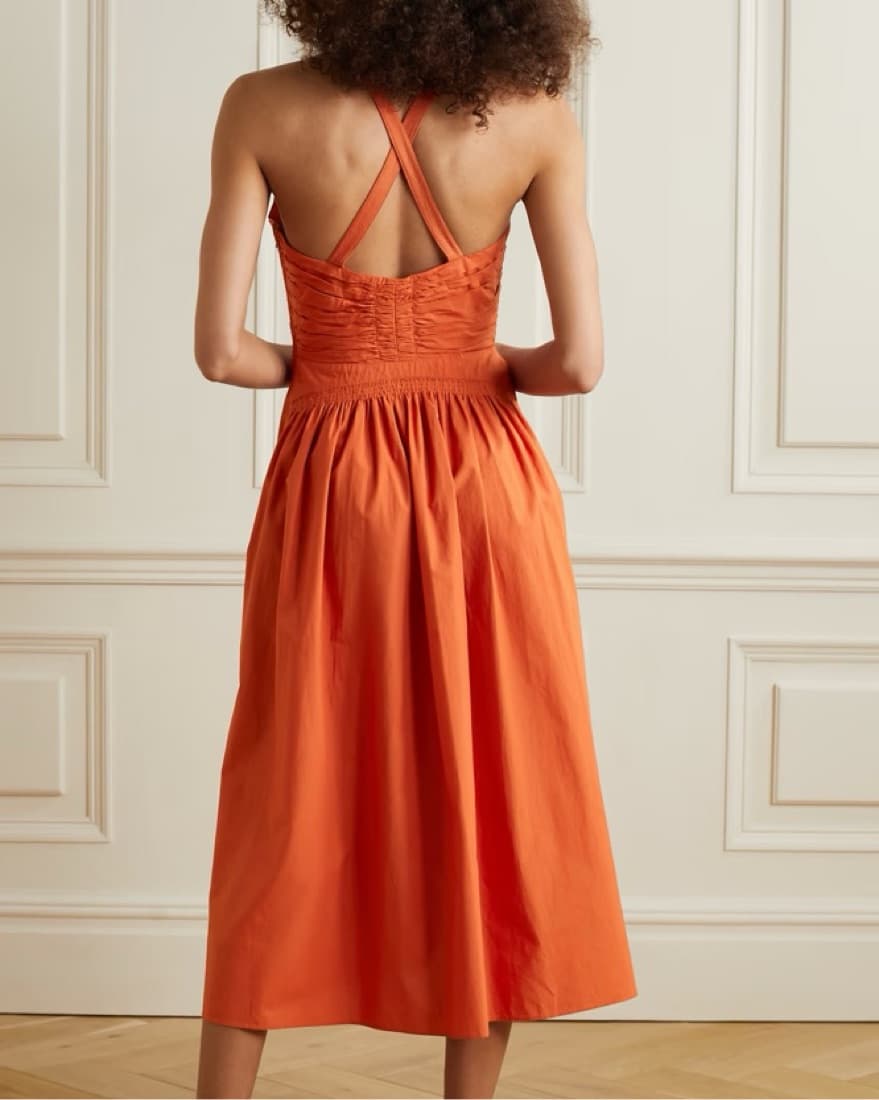Ulla Johnson Laurelin Ruched Midi Dress - Image 2