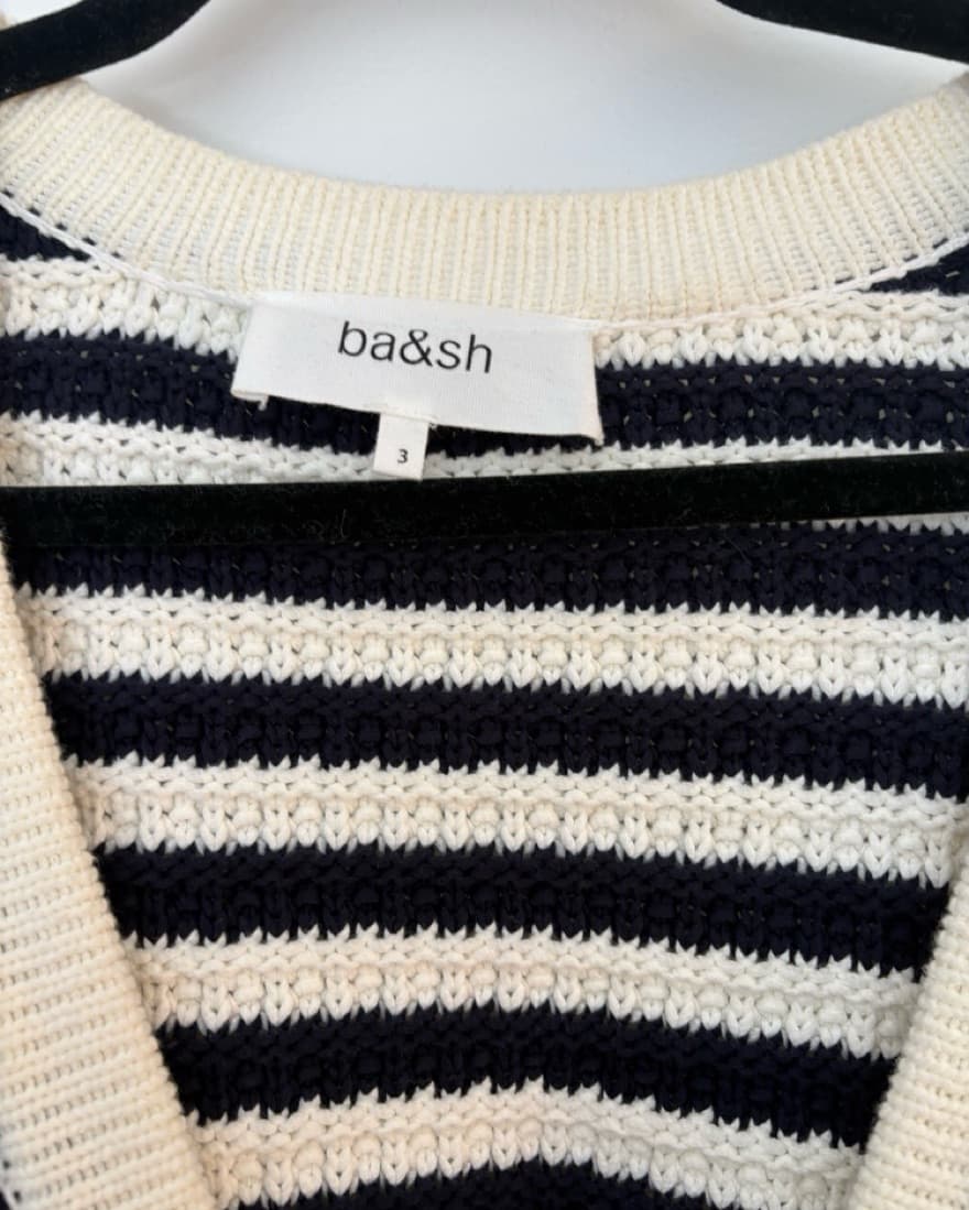  Ba&Sh striped chunky knit cardigan - Image 3