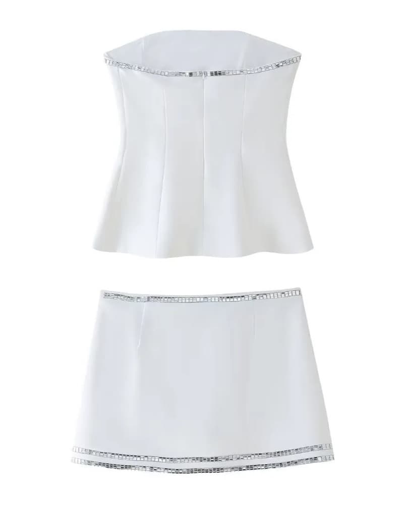 Zara Sparkly White Set  - Image 3