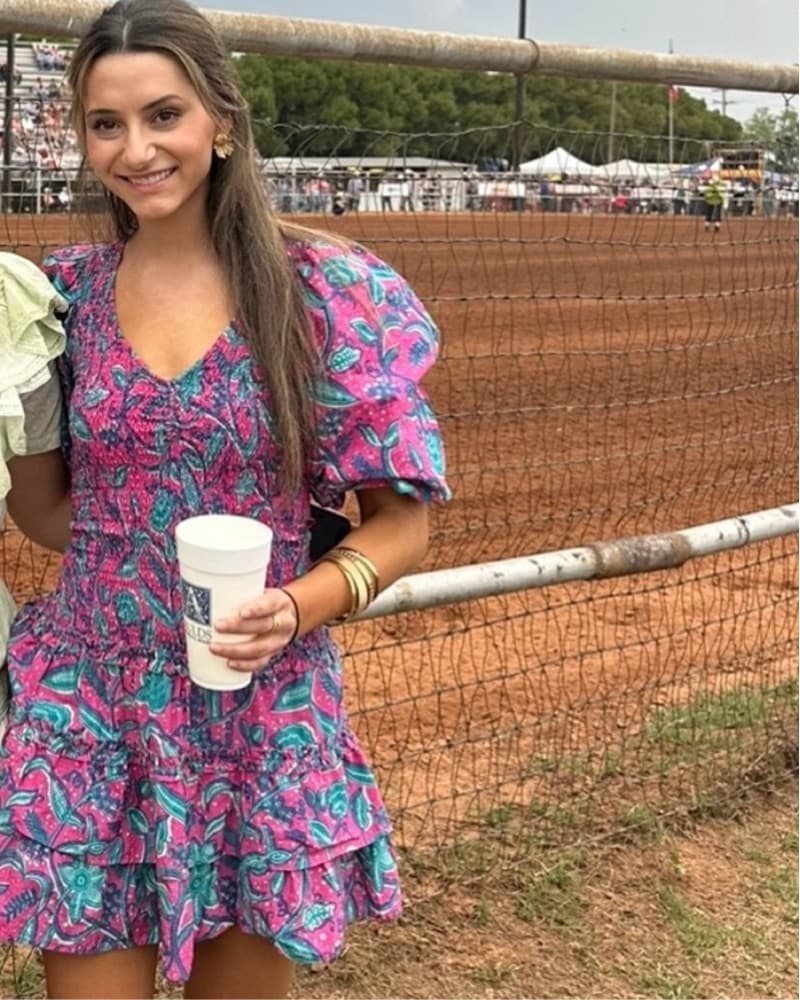 Love The Label Smocked Mini Dress - Image 2