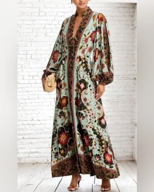 Farm Rio Flowing beauty Maxi Dress - Image 2