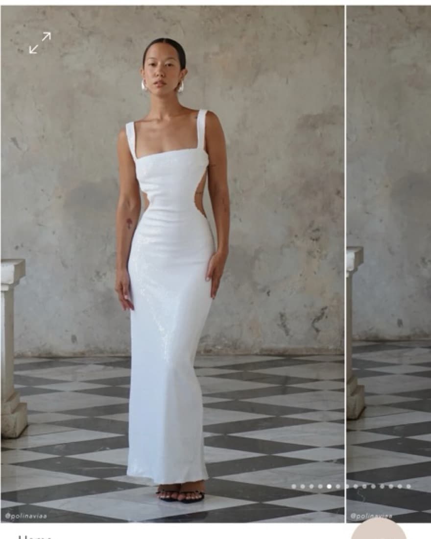 Adoria Meshki White Dress  - Image 3