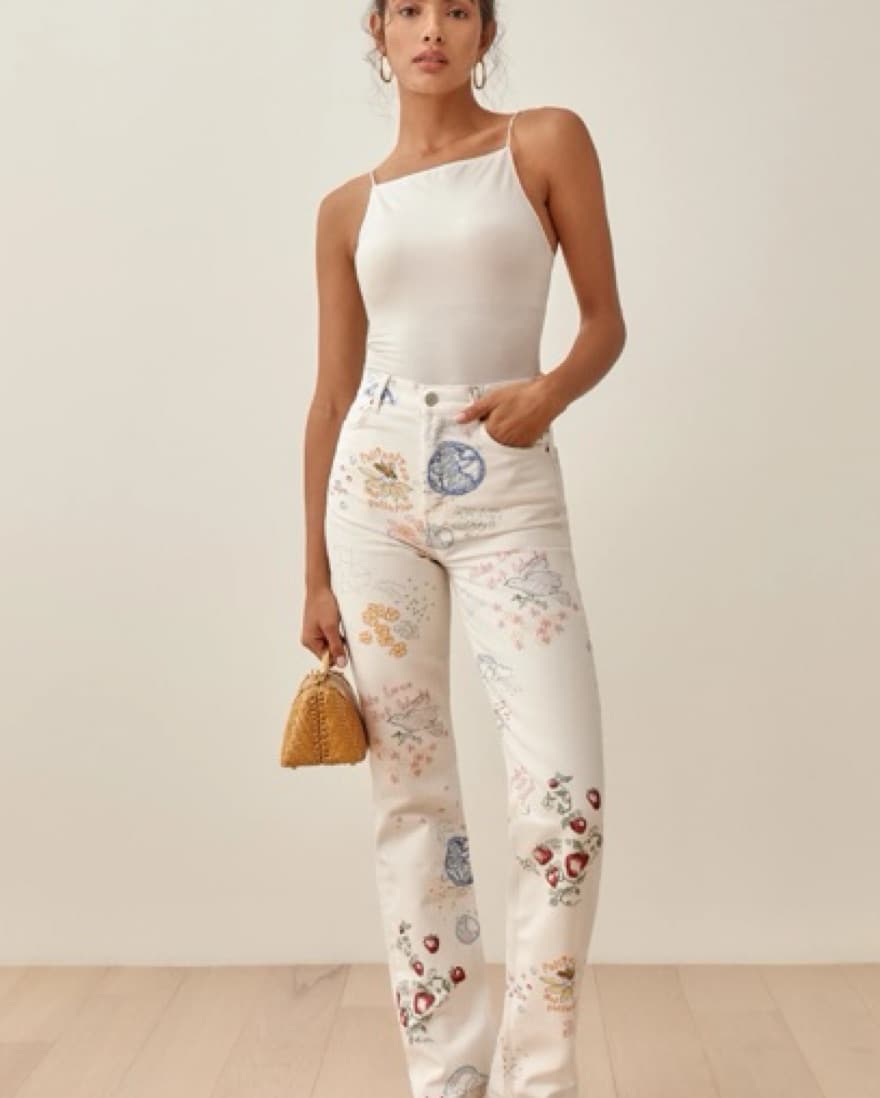 Reformation Cynthia Doodle Jeans (23) - Image 3