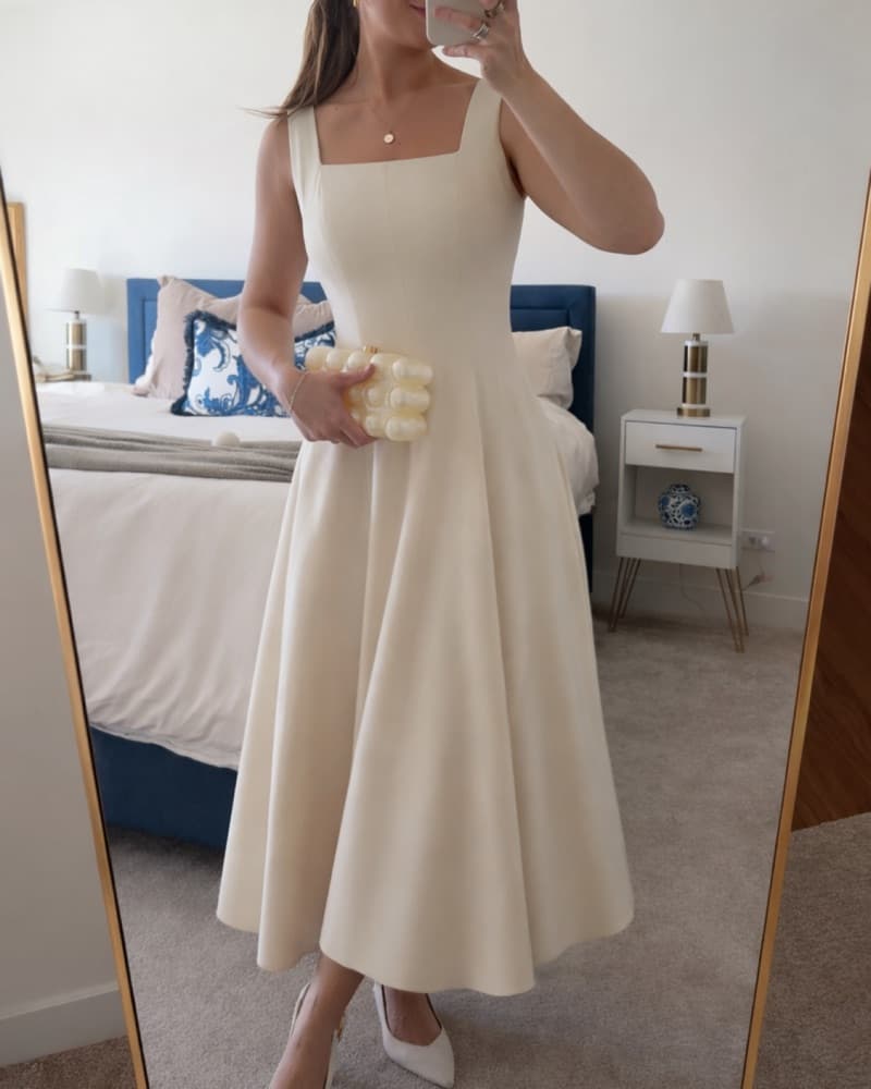 Waters and Watters Ivory Maxi Dress - Image 1