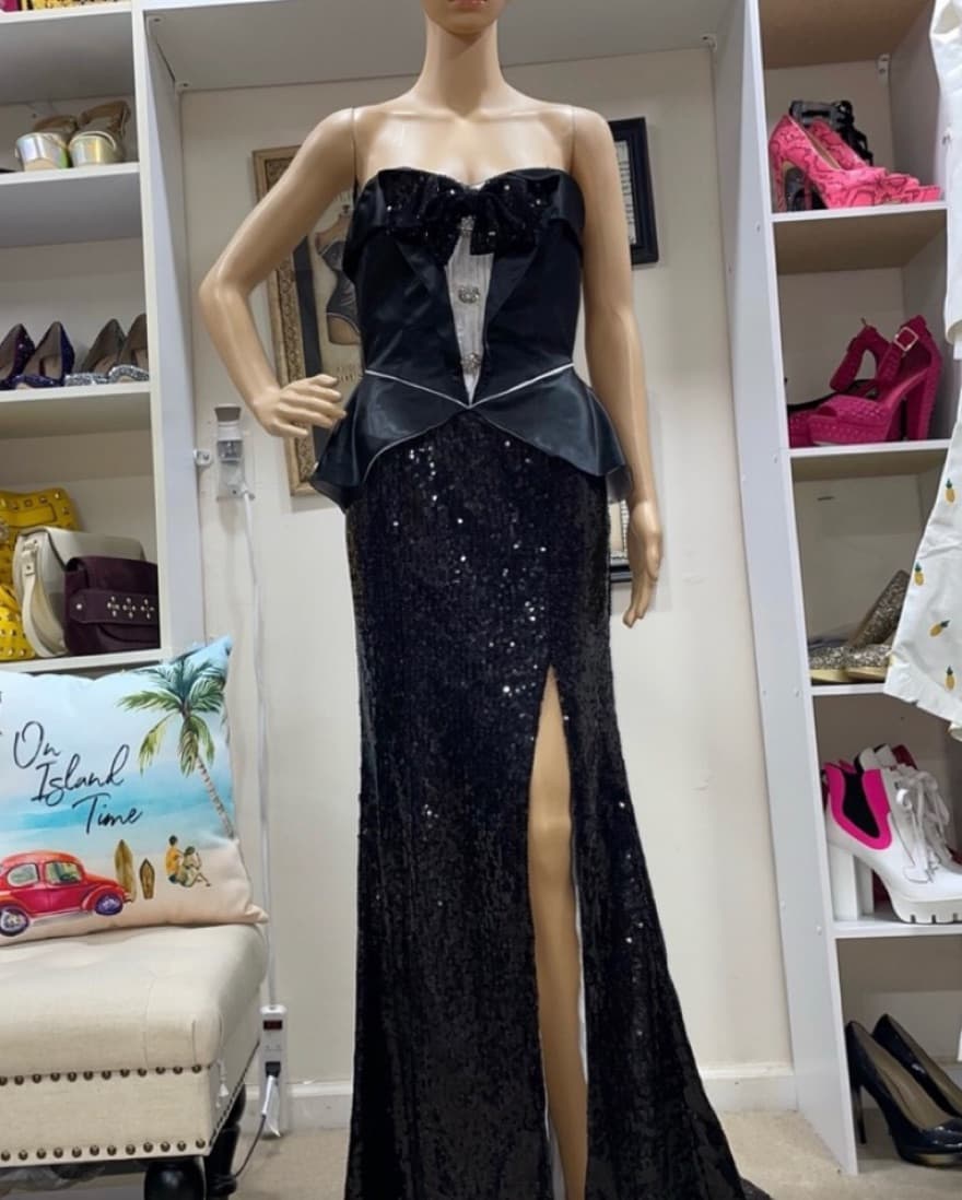 Tuxedo Mac Duggal Gown - Image 1