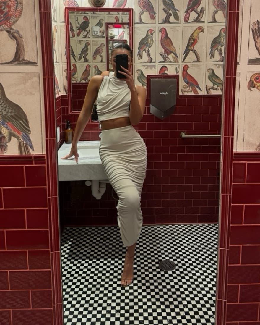 Inez Crop Top + Matching Skirt - Image 1