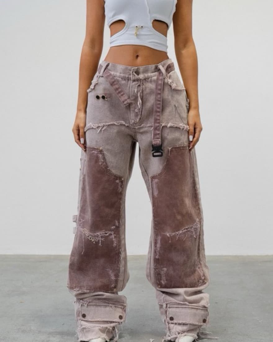 Saintgiovanni Canvax Carpenter Pants - Image 2