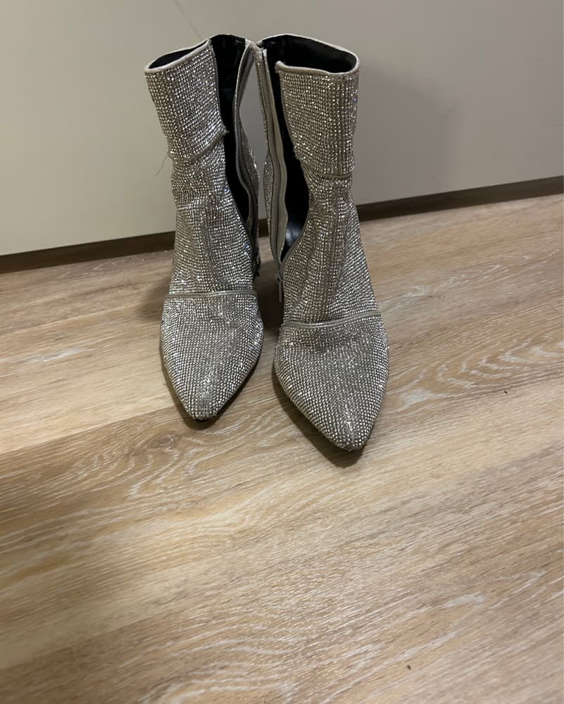 Sparkle Diamond Ankle Booties - Image 2