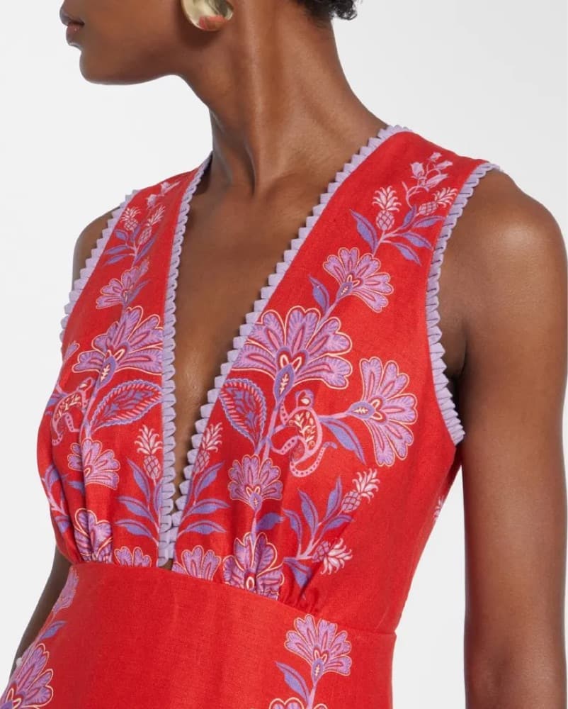 Farm Rio Porcelain Garden Dress - Image 4
