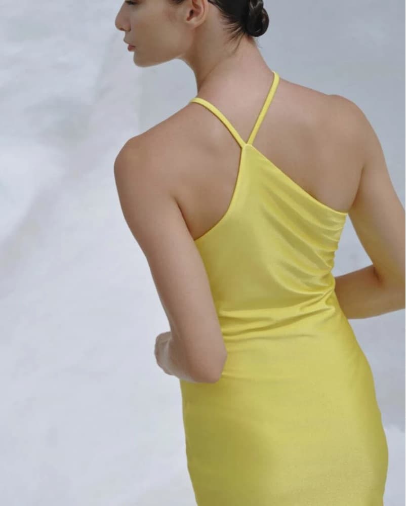baobab palomino Yellow Formal Dress - Image 3