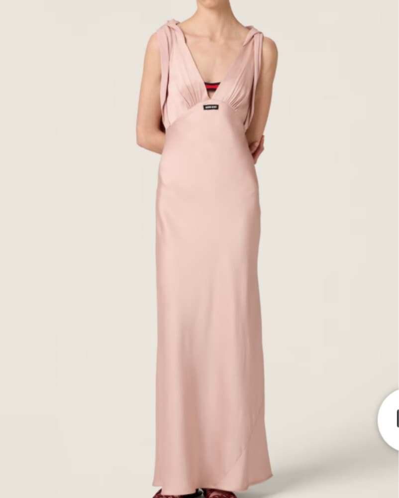Miu Miu Elegant Pink Wrap Dress - Image 1