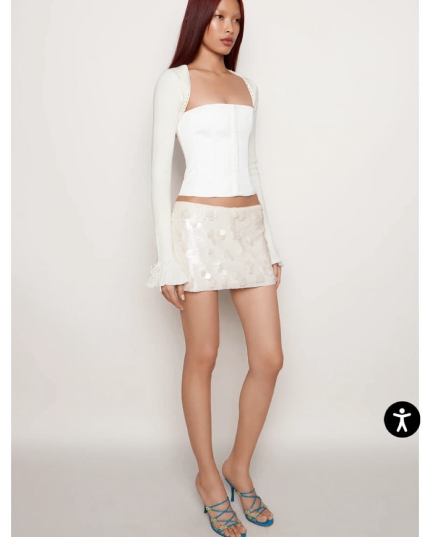 Danielle Guizio Sequin Skirt  - Image 3