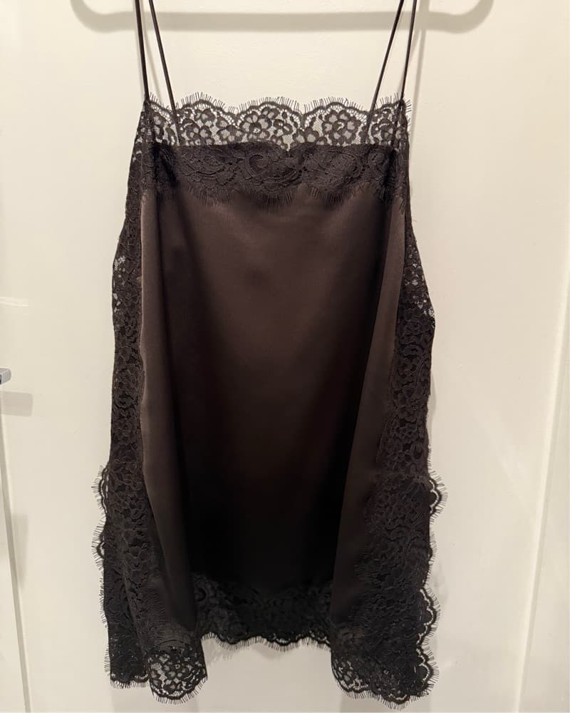 Zara Satin Lace Top/mini Dress - Image 5
