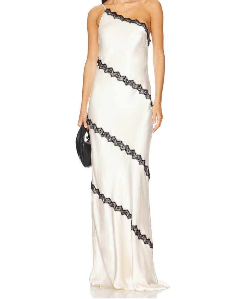 Shona Joy Camille Lace Asymmetrical  - Image 1