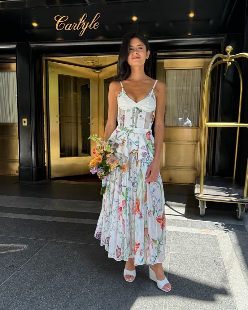 Floral Corset Dress - Image 1