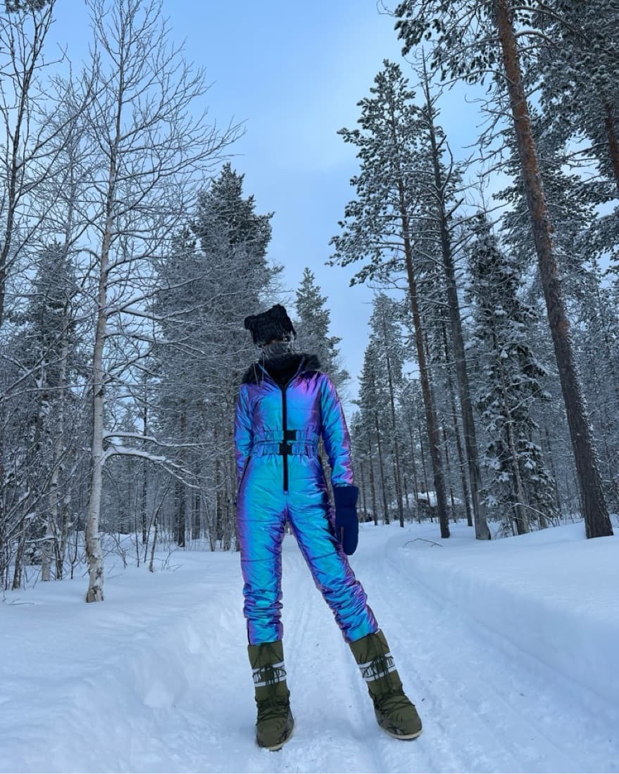 Club Exx Iridescent Ski Snowsuit - Image 2