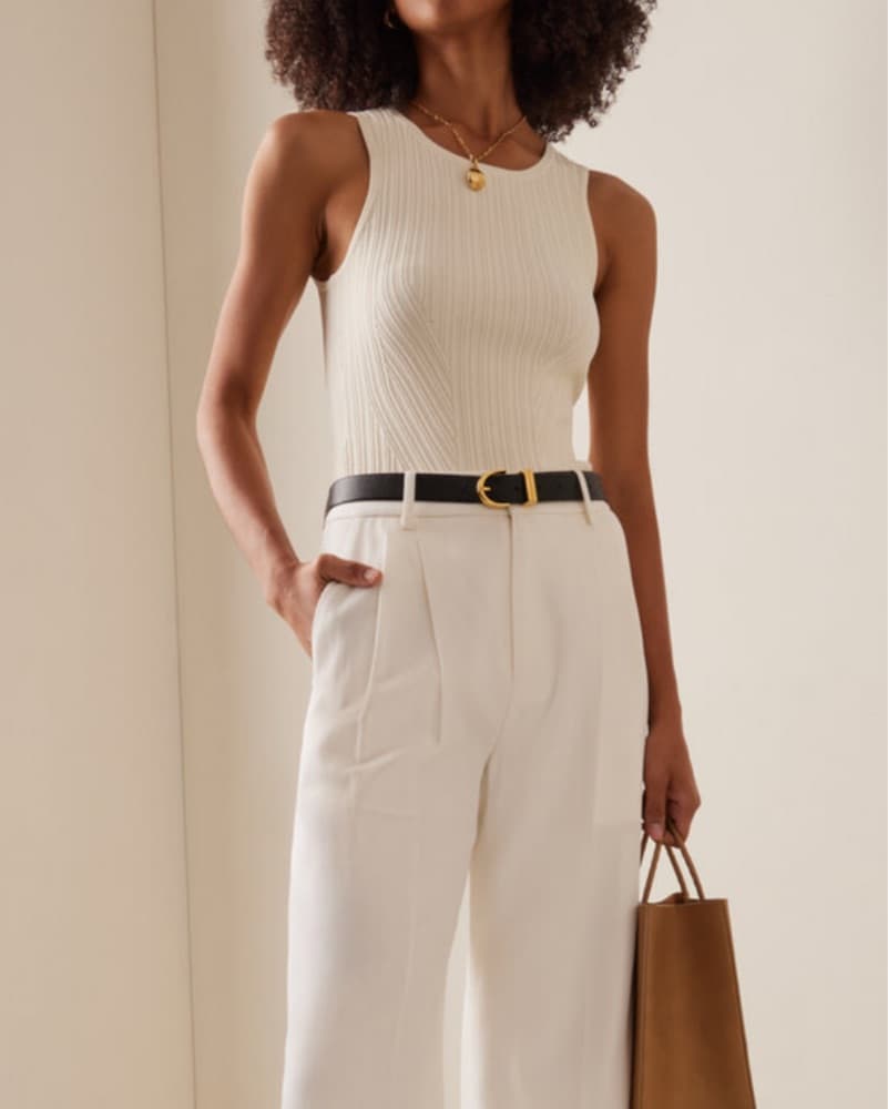Ribbed Knit Tank Top - Image 3