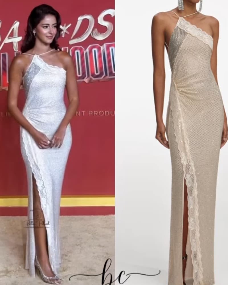 Bridal Self Portrait Champagne Lace Gown - Image 5