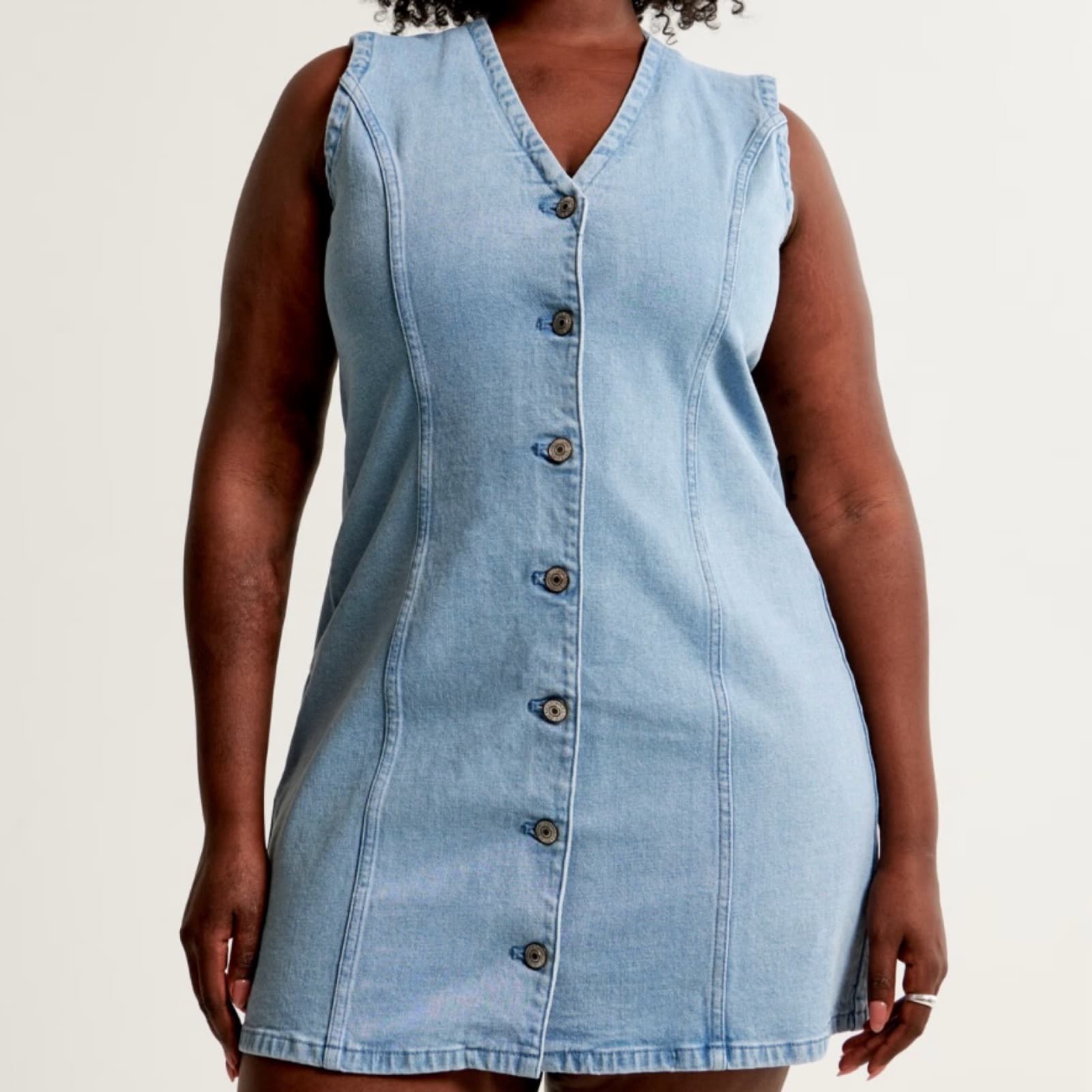 Mara Denim Vest Mini Dress - Image 2