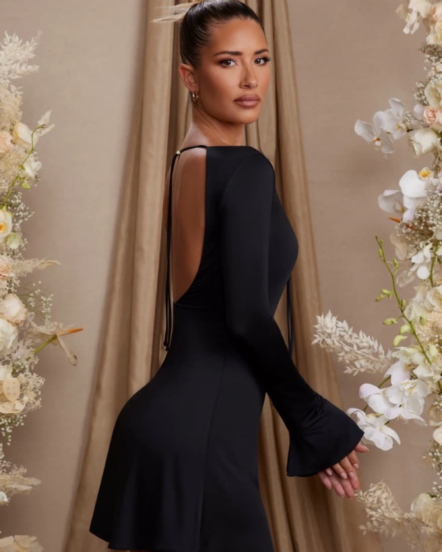 Black Oh Polly Dress - Image 4
