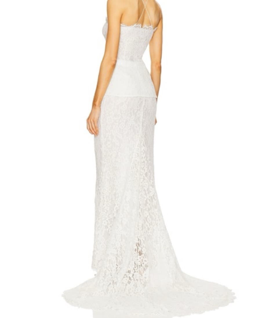 Revolve White Lace Camisole And Skirt - Image 6