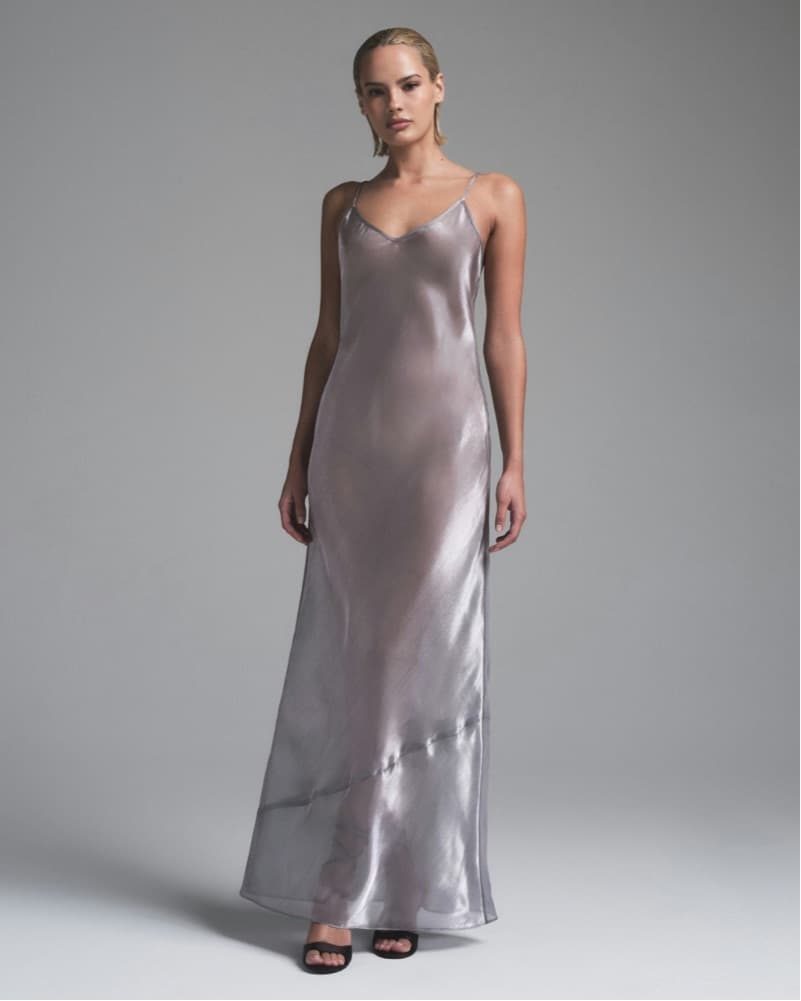 SKIMS Liquid Organza Cami Silver - Image 1