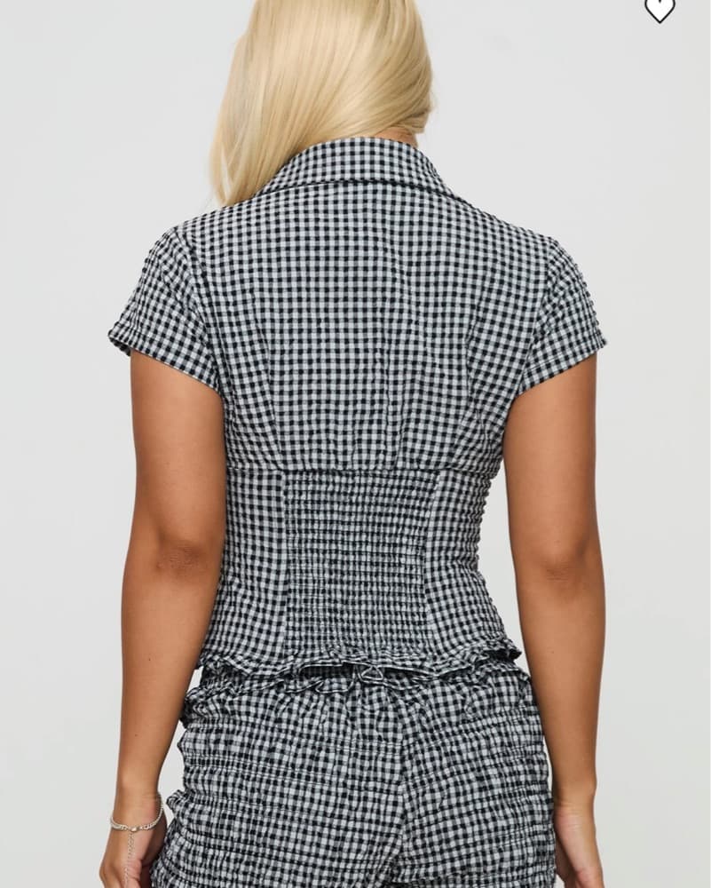 Covey Shirred Puff Sleeve Top & Bottom - Image 4