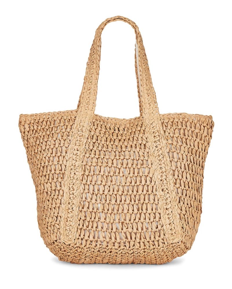 Hat Attack Slouchy Tote Beach Straw Tan - Image 4