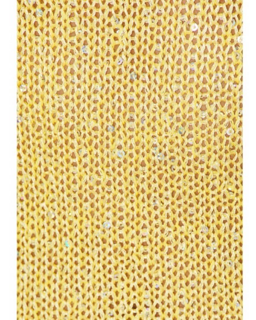 Asta Resort Natalia Dress Yellow Sequin - Image 2