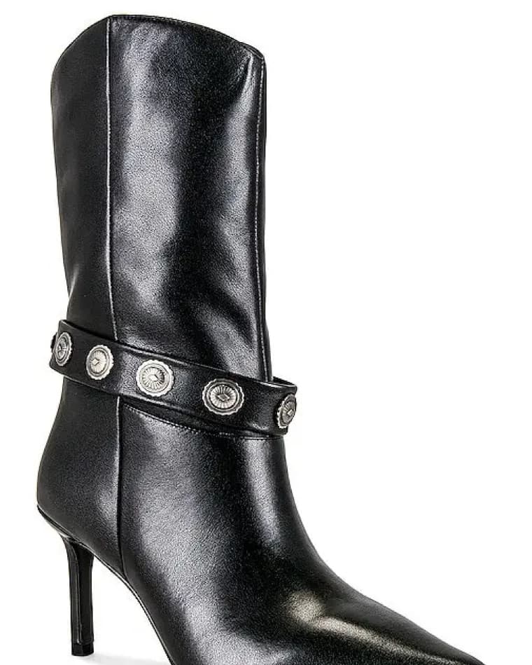 Sleek Studded Stiletto Boots - Image 2