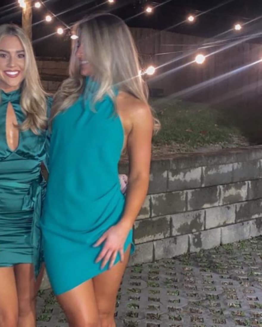 Samba Dress In Dark Green - Image 1