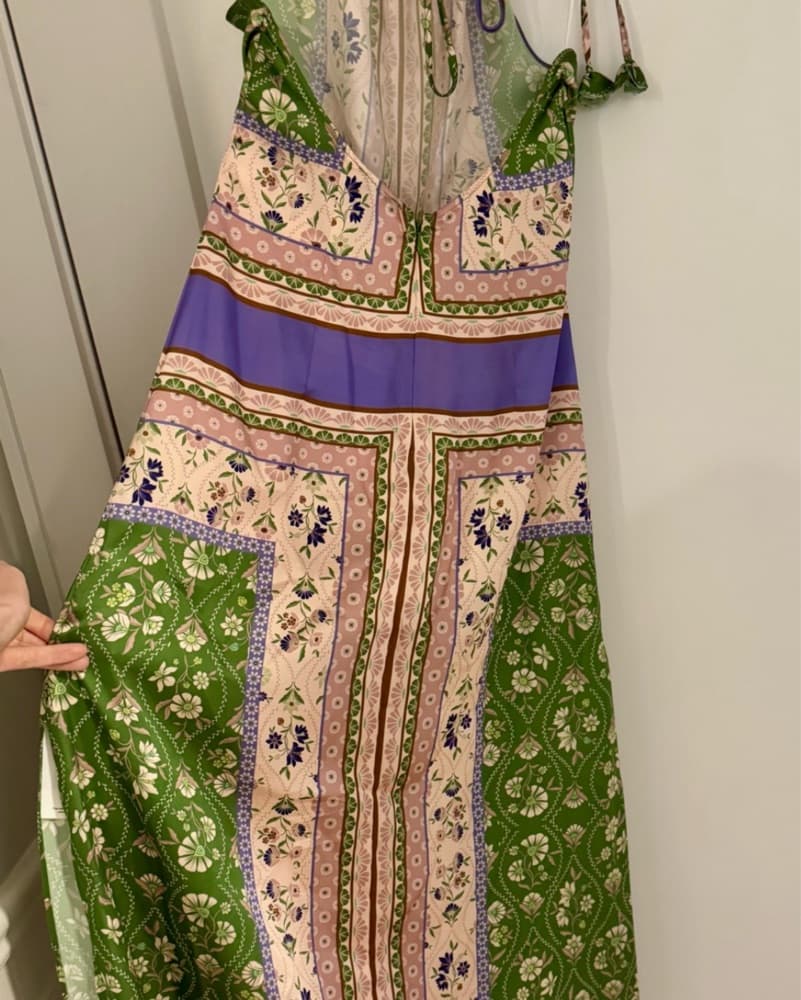 Green And Purple - Misa Samantha Dress - Image 5
