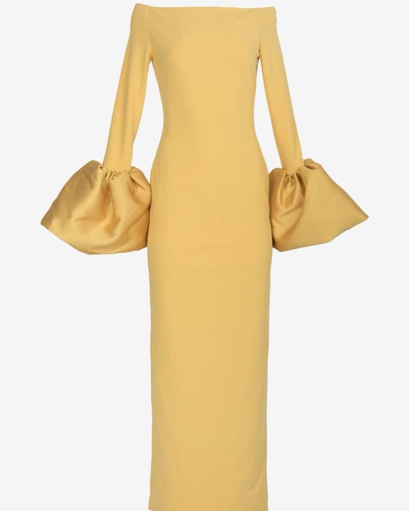 Solace London Yellow Gown - Image 2