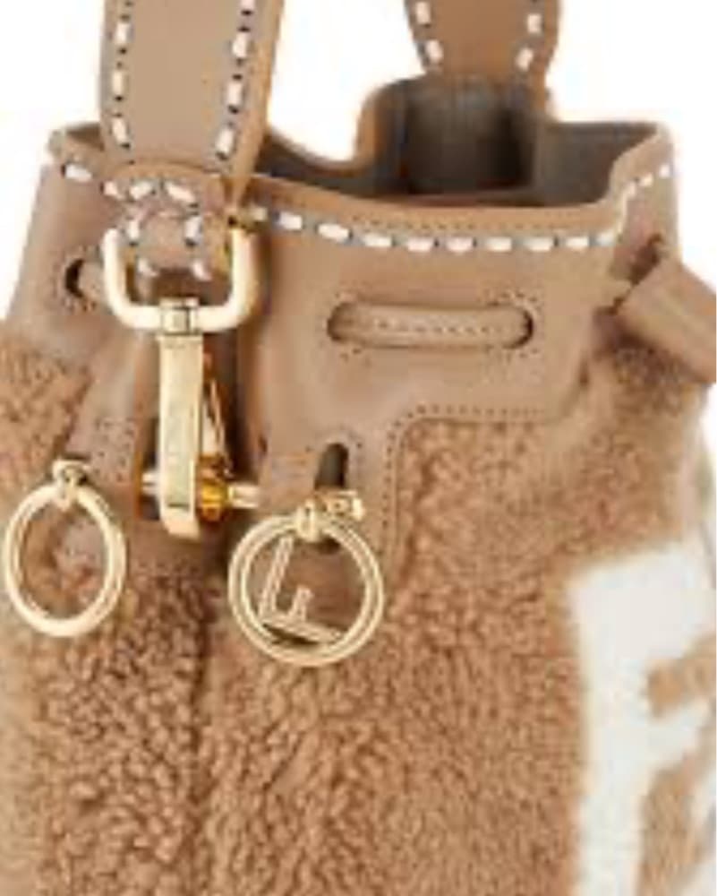 Fendi Bucket Bag Teddy Fur - Image 2