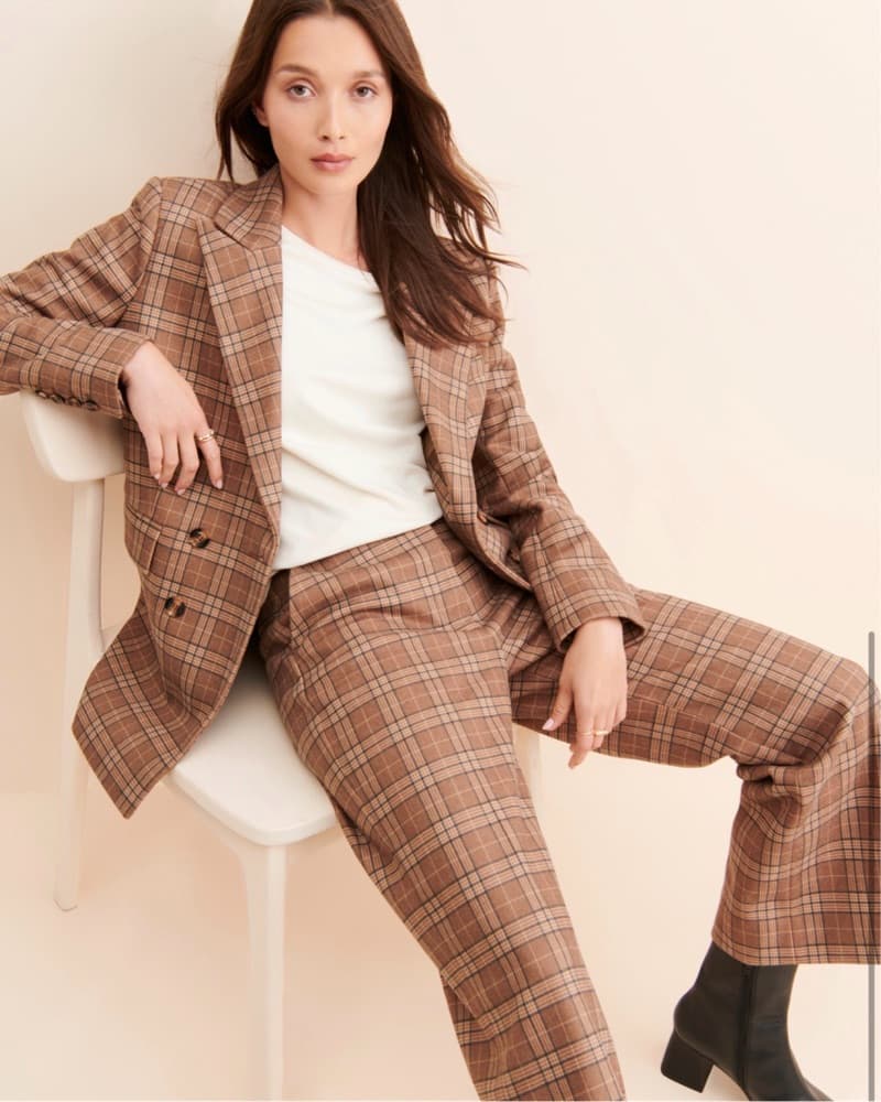 Phoebe Plaid Suit Set - Image 2