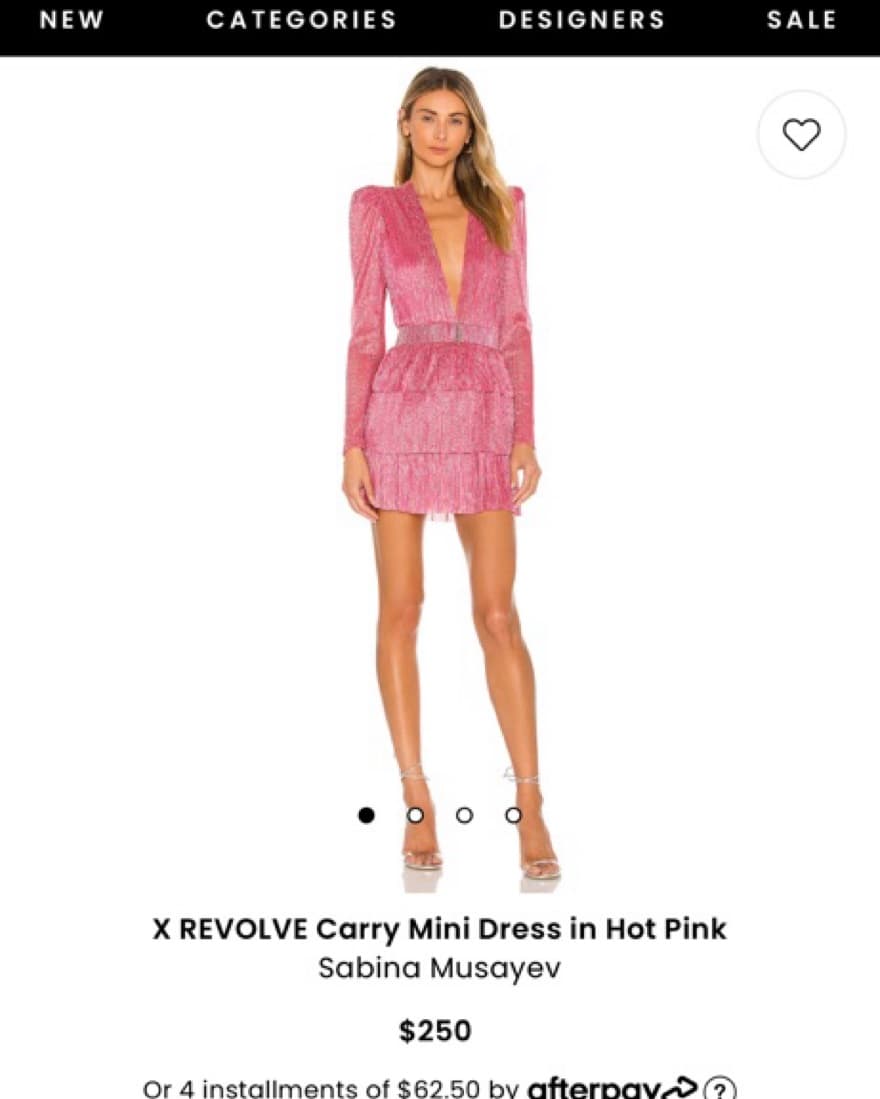 Sabrina Musayev Pink Long Sleeve Mini  - Image 2