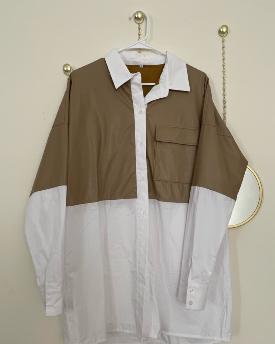 Oversized Button Up Shirt / Dress - Image 2
