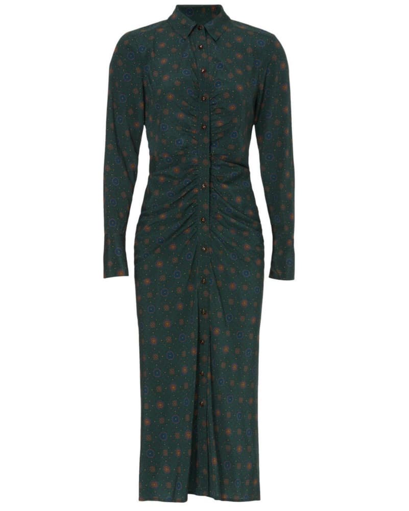 Veronica Beard Green Mesika Dress - Image 3