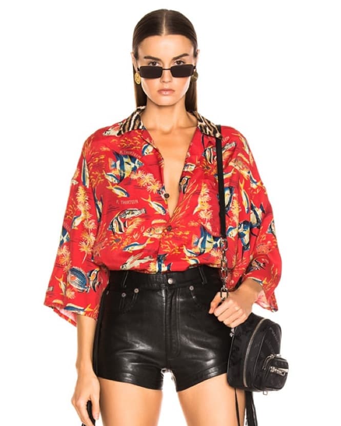 R13 Fish Button Up - Image 1