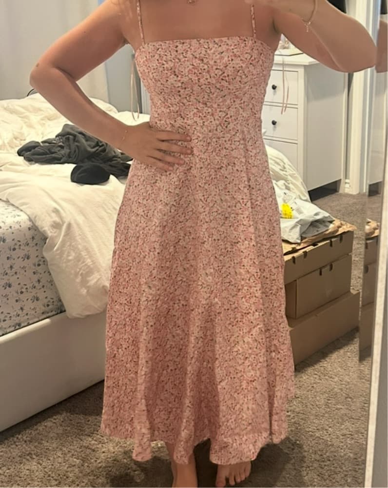 Reformation Floral Midi Dress - Image 2