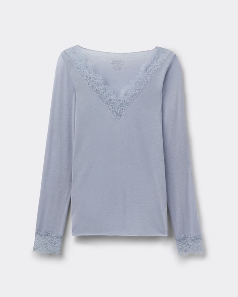 Intimissimi Ultralight Cashmere Lace Top - Image 4
