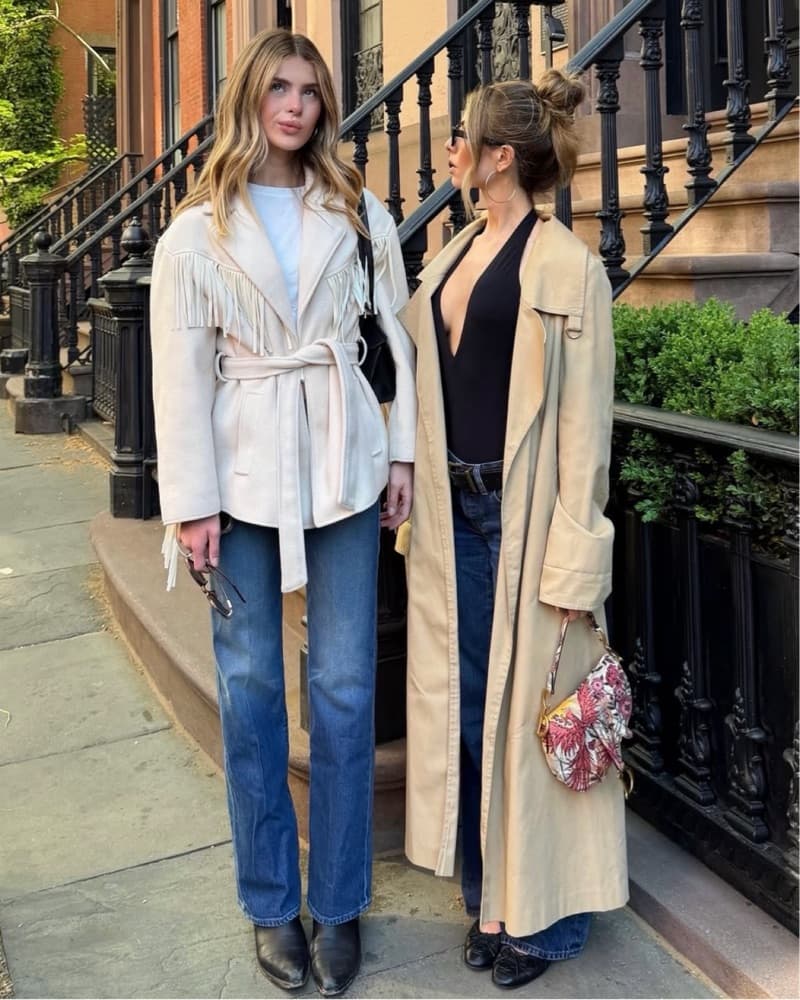 BLANKNYC Rodeo Star Ivory Fringe Jacket - Image 2
