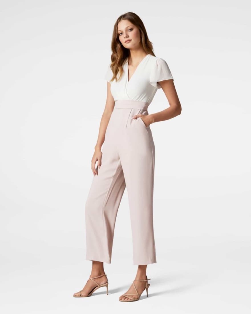 Forever New Short Sleeve Petite Jumpsuit - Image 1