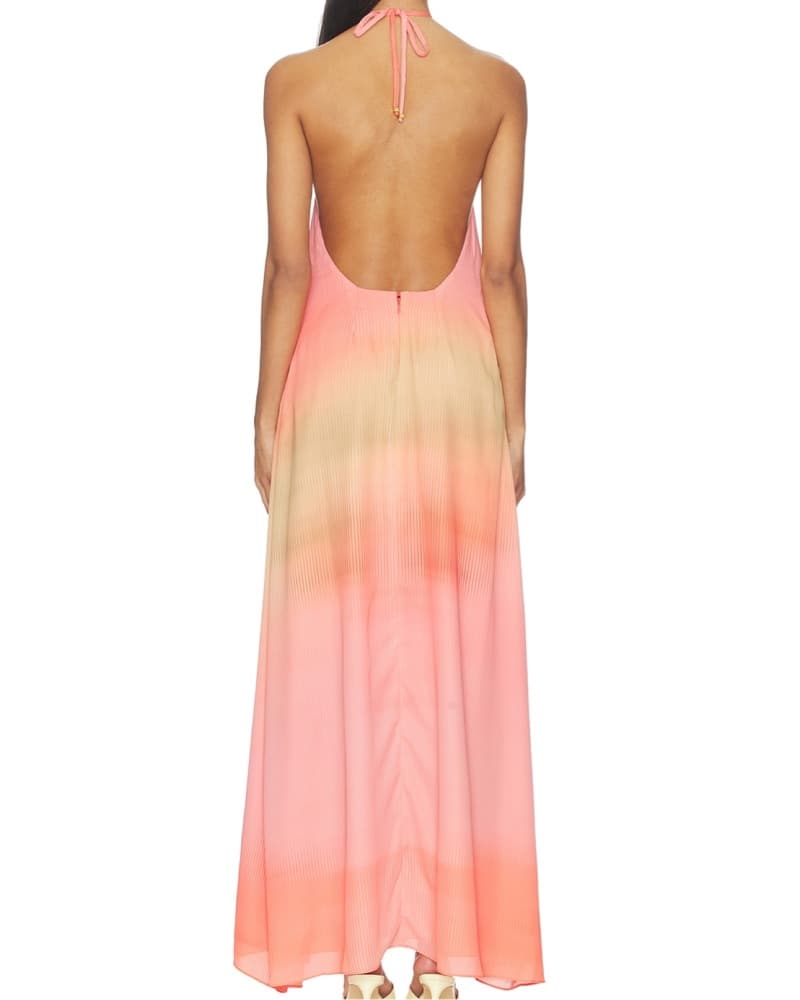 Ombre Halter Maxi Dress - Image 3