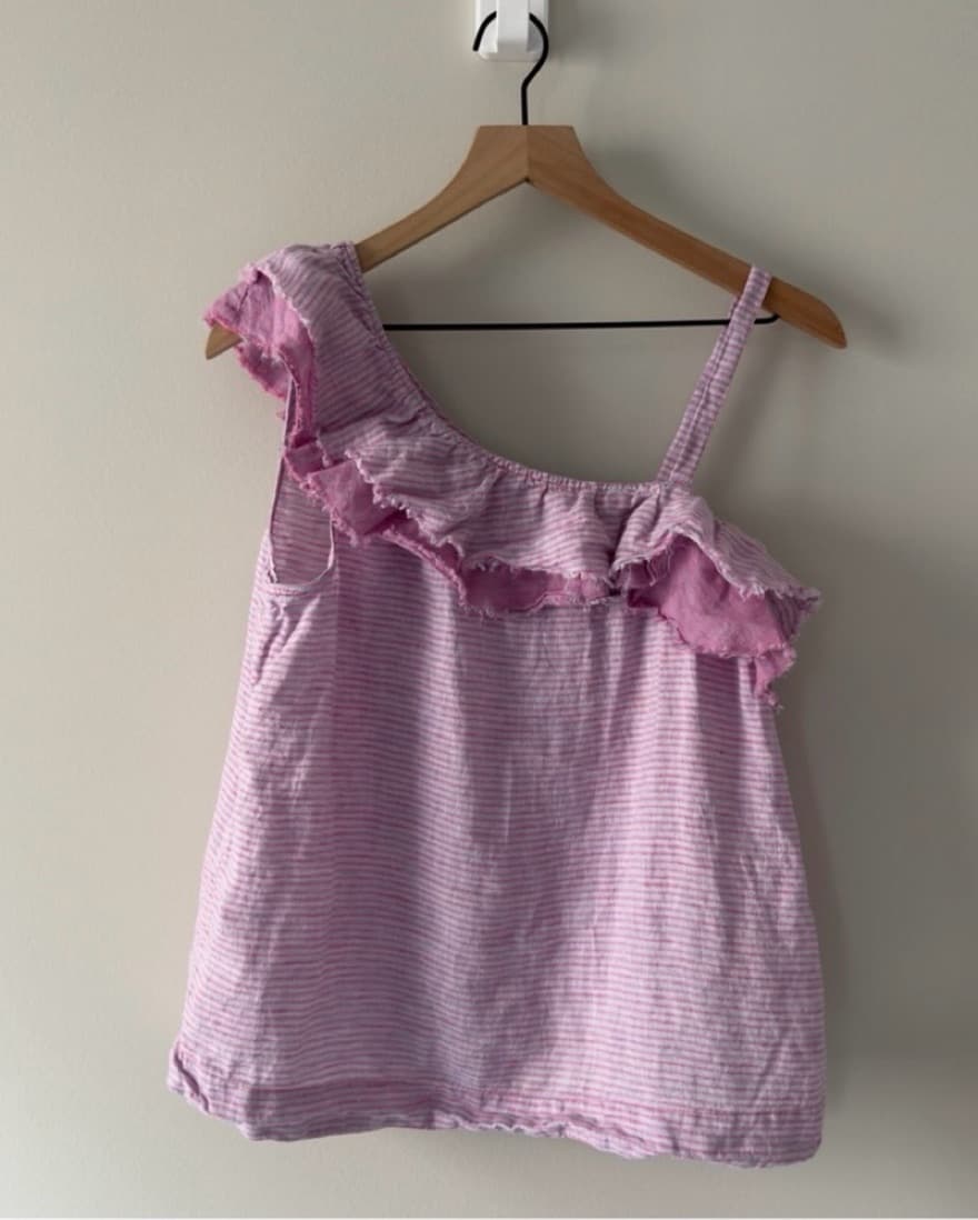Anthropologie Holding Horses Ruffle Top - Image 2