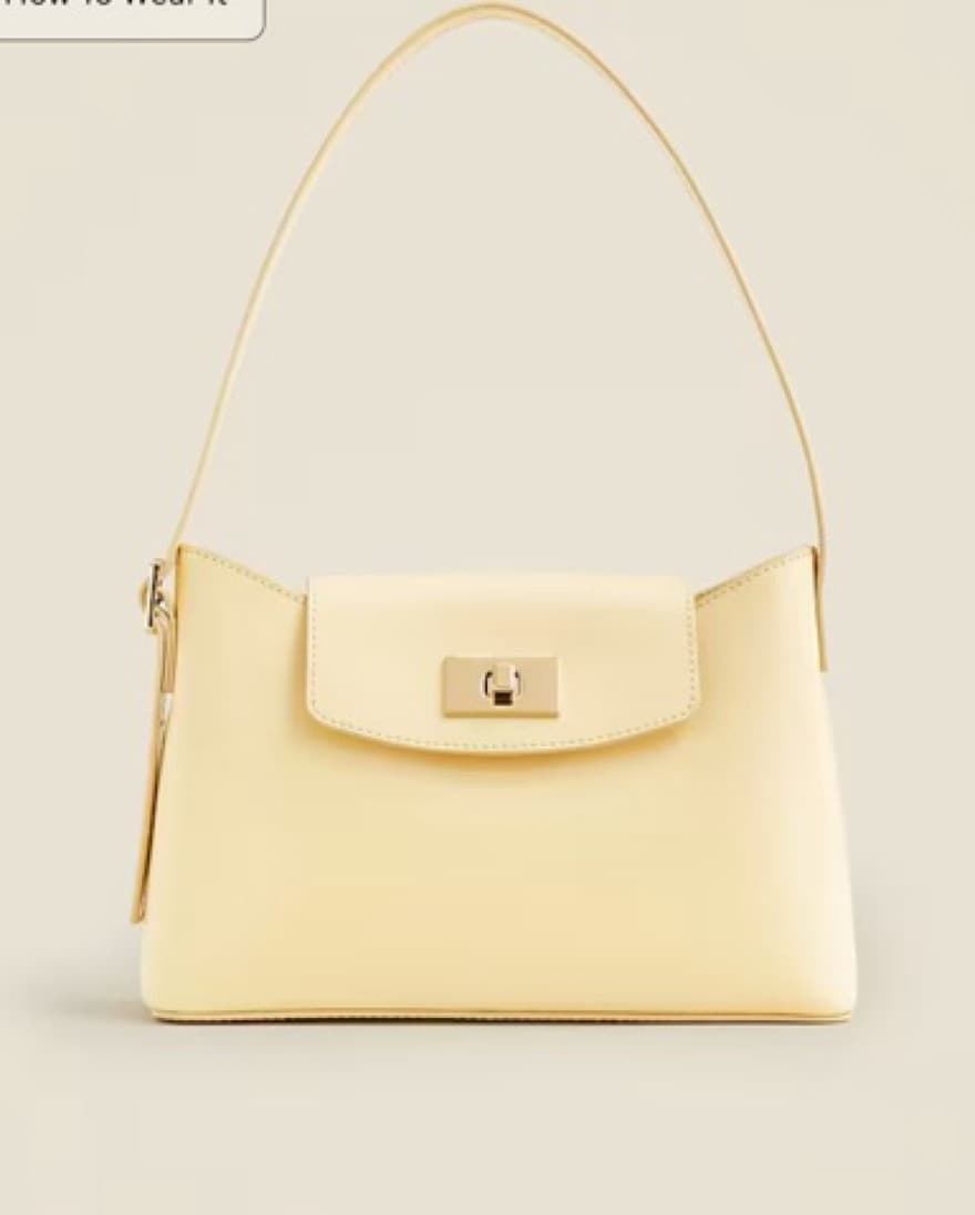 Jcrew Yellow Shoulder Bag - Image 1