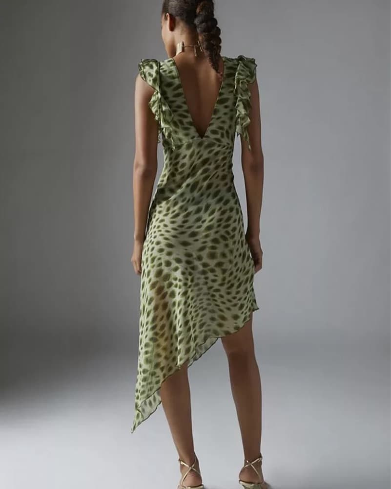 Urban Outfitters Asymmetrical Midi Dress - Image 2